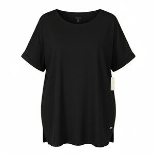 NWT Amazon Essentials Black Women's Relaxed-Fit Crewneck T-Shirt - Size XLarge